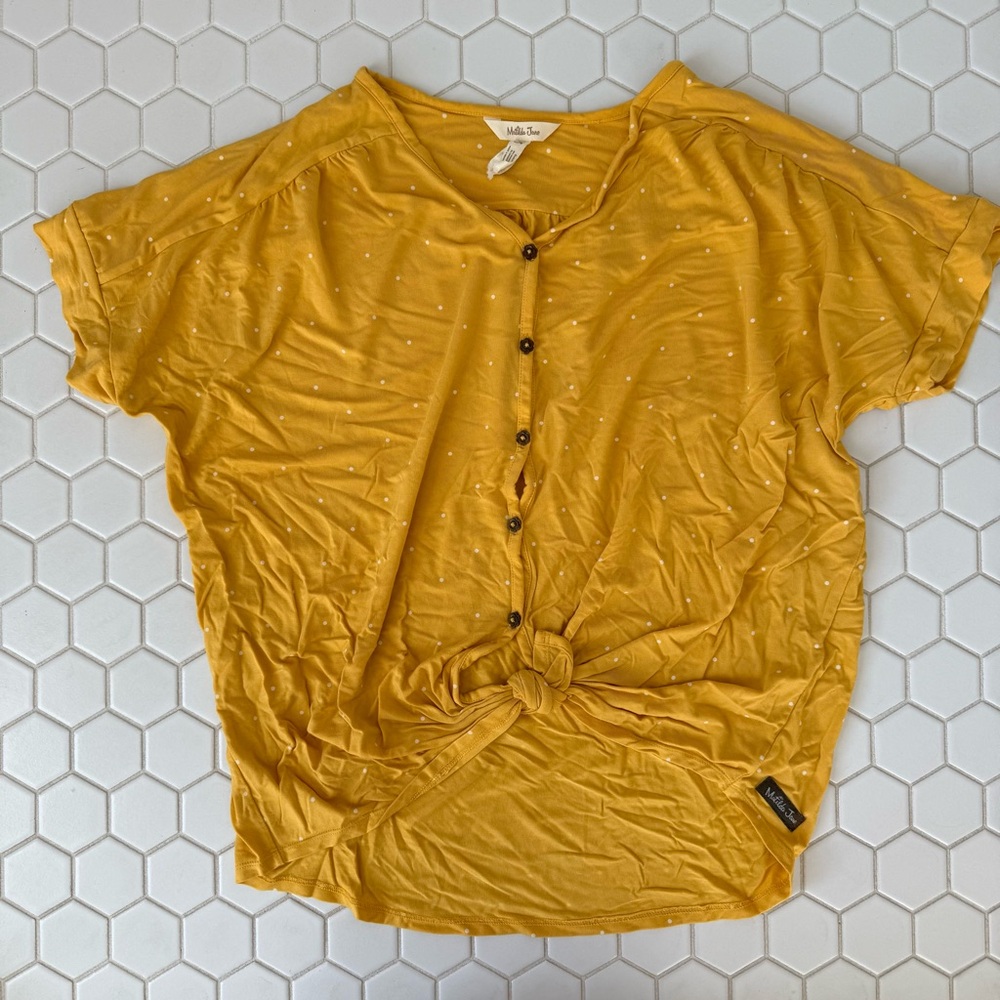 Matilda Jane yellow super soft shirt